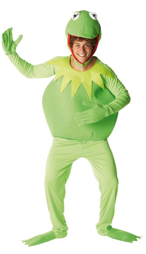 The Muppets Kermit The Frog Adult Fancy Dress Costume Bp089802
