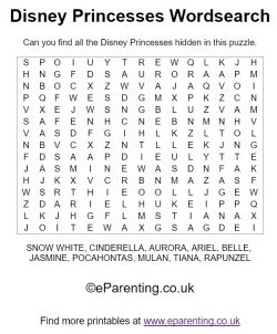 Large print free easy printable crossword puzzles for adults from i.pinimg.com print and solve thousands of casual and themed crossword puzzles from our archive. Disney Princesses Printable Puzzles, Colouring Pictures ...