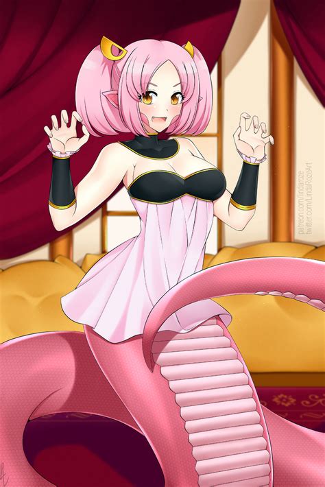 Lindaroze Monster Musume No Iru Nichijou Maru Monster Musume Dress Monster Girl Pointy Ears