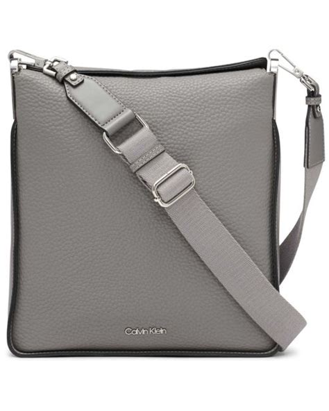 Calvin Klein Synthetic Fay Small Crossbody Bag In Steel Gray Gray Lyst