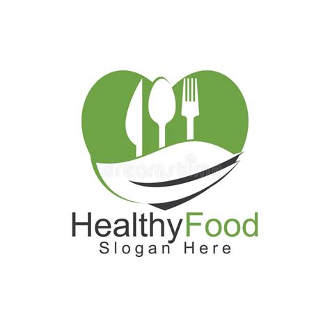 Dise O De Plantillas Vectoriales De Logotipo De Alimentos Saludables