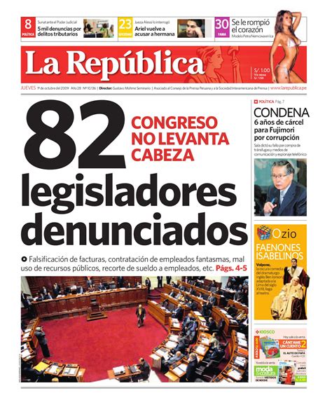 Edición La República 01102009 By Grupo La República Publicaciones Issuu