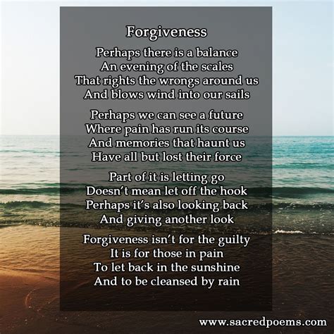 Inspirational Poem About Forgiveness Inspirational Poems Poetry