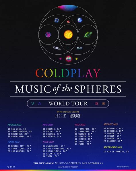 Coldplay Announce 2023 Tour Dates Appflicks