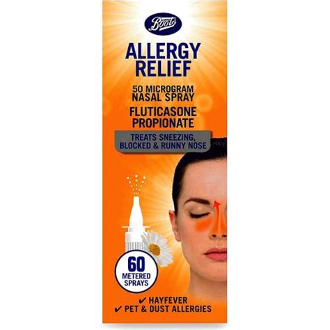 Boots Allergy Relief 50 Microgram Nasal Spray Compare Prices And Where To Buy Uk