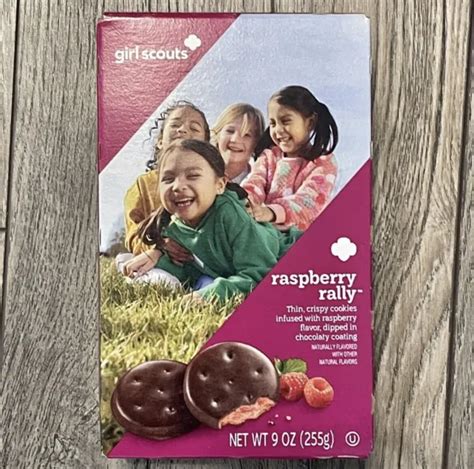 girl scout cookies raspberry rally 2023 rare sold out new flavor 29 99 picclick