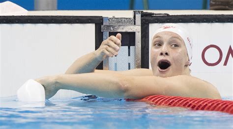 16 Year Old Penny Oleksiak Wins Canadas First Gold Medal At Rio 2016