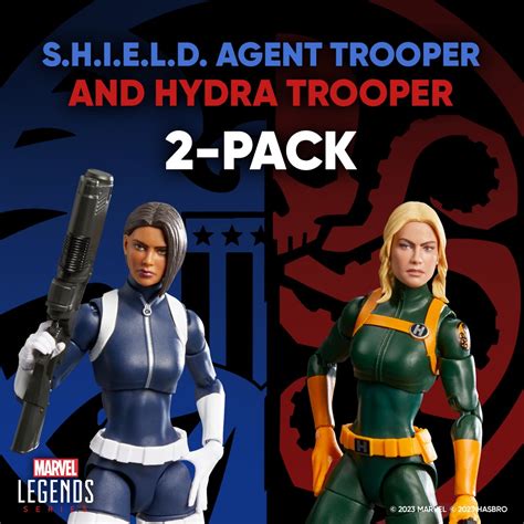 Marvel Legends Series Shield Agent And Hydra Trooper 2 Pack The