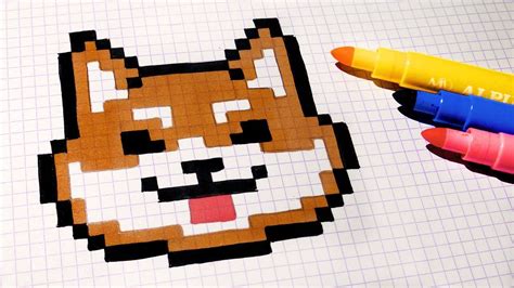 Handmade Pixel Art How To Draw Kawaii Dog Pixelart Pixel Art