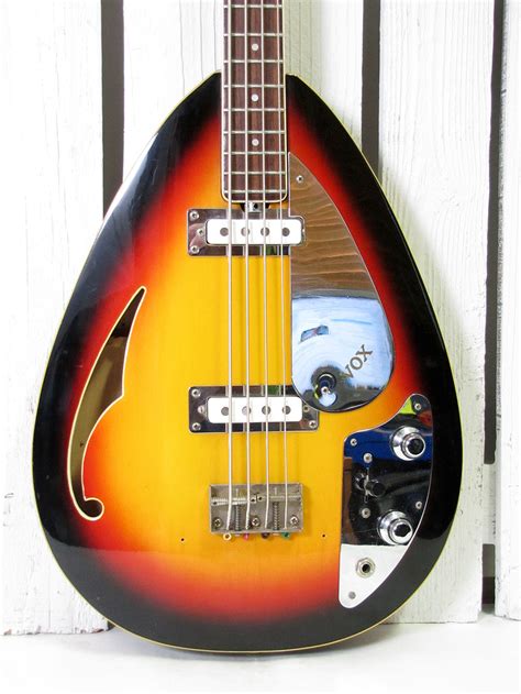 Vintage Late 1960 S Vox Bill Wyman Electric Bass Guitar Made In Italy
