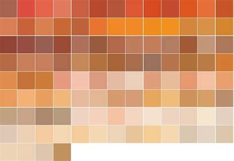 Sherwin And Williams Shades Of Orangefall Color Palette Design Hex