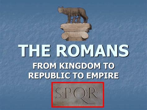 Ppt The Romans Powerpoint Presentation Free Download Id1429195