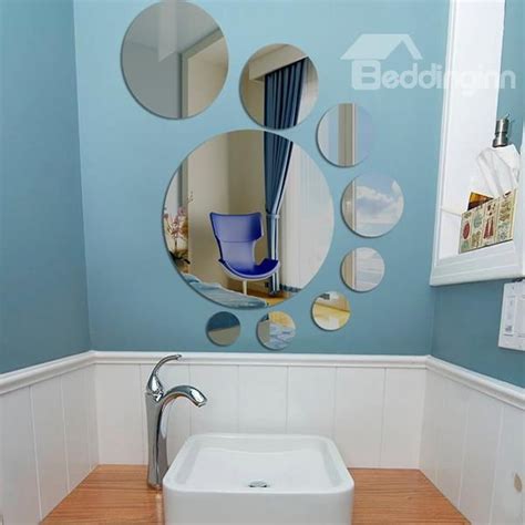 New Arrival Dots Peel and Stick Mirror Art | Mirror decor ...