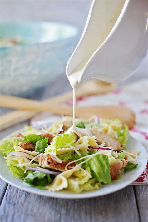 Spinach and parmesan cheese get together with cubed grilled chicken and pasta shells to make this flavorful and. Grilled Chicken Bowtie Caesar Salad | Recipe | Caesar ...