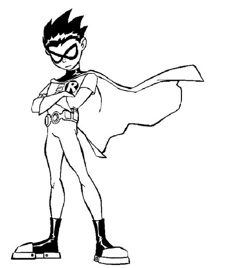Coloring pages * for boys. Teen Titans Beast Boy Coloring Pages - Coloring Home