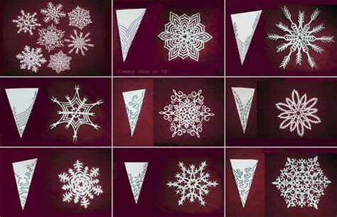 Numbers on the illustration match the numbers in steps below. How To Cut and Create Beautiful Paper Snowflakes | DIY ...