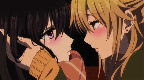 Best Yuri Kiss Scene 💕 Romance Anime Youtube