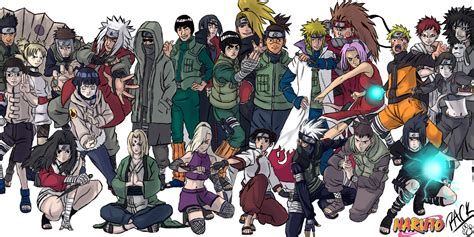 Some Naruto Characters By Lightningandelectro On Deviantart