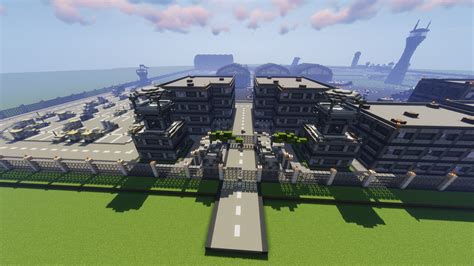 Minecraft Schematics Military Base