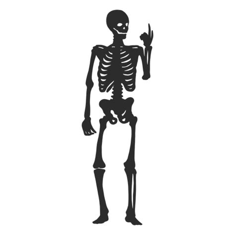 Olhando Para A Silhueta De Esqueleto De Dedos Baixar Pngsvg Transparente