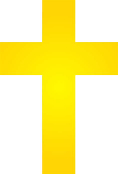Golden Cross Symbol Free Clip Art