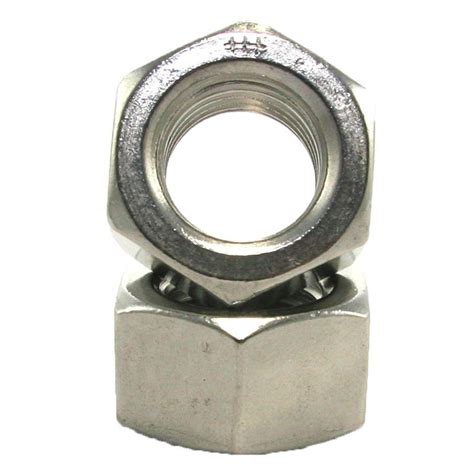 M12 1 75 Stainless Steel Finish Hex Nut K L Jack