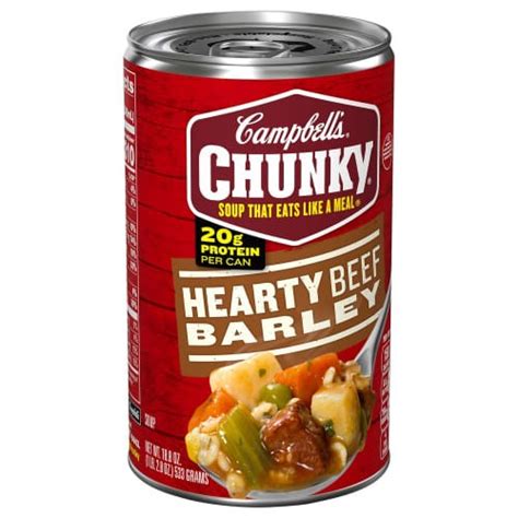 Chunky Hearty Beef Barley Soup Campbells 19 Oz Delivery Cornershop