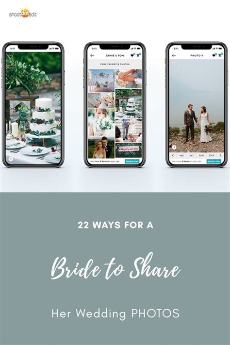 22 Different Ways To Share Wedding Photos Including Online Photo