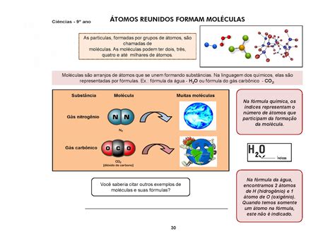 Atividades Sobre Atomos 9 Ano