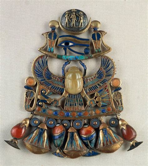 Winged Scarab Pendant Of Tutankhamun Egypt Museum