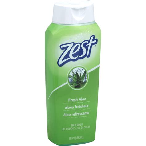 Zest® Fresh Aloe Body Wash 18 Fl Oz Bottle Bar Soap And Body Wash