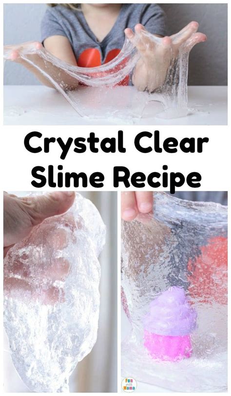 How To Make Clear Slime Easy Recipe Clear Slime Slime Easy Slime
