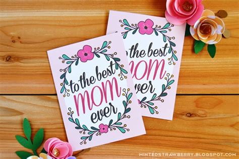 But even the best word smiths among us can agonize over what to write in their mom's mother's day card ? 12 PRETTY FREE PRINTABLE MOTHER'S DAY CARDS