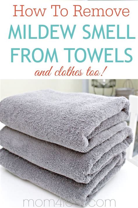 How To Remove Mildew Smell From Towels And Clothes Mom 4 Real