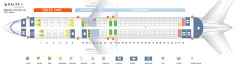 Delta 753 Seating Chart Seat Map Boeing 757 300 Delta Airlines Best