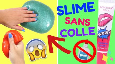 2 Recettes De Slime Sans Colle Inratable 😱 Et Sans Borax Asmr