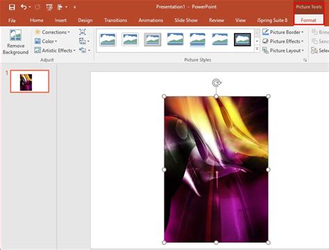 On the insert tab, in the images group, click pictures and then click stock images. Picture Corrections in PowerPoint 2016 for Windows