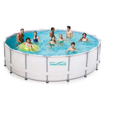 Summer Waves 16 X 48 Elite Frame Above Ground Swimming Pool My