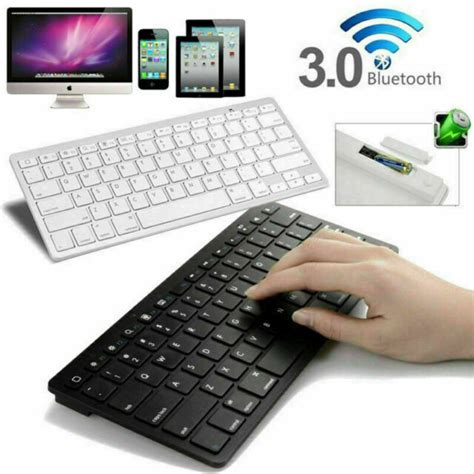 Us X6 Ultra Slim Wireless Keyboard For Amazon Kindle Fire 7 Hd 8 10
