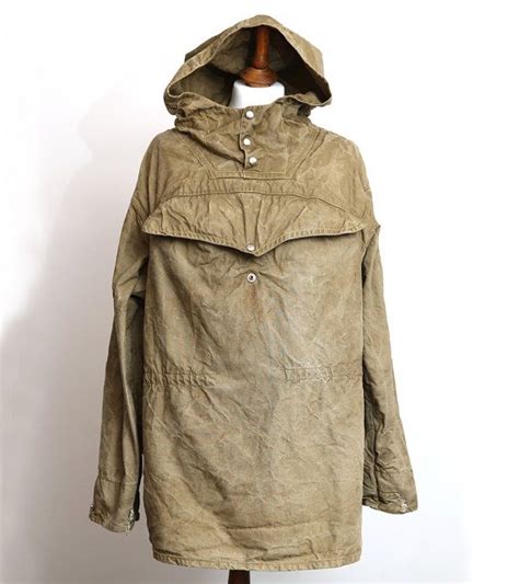Vintage 1970s Military Green Canvas Anorak Vintage Green Etsy