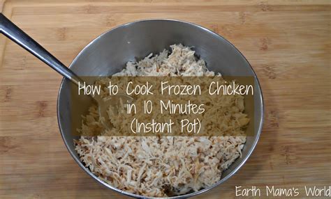 Add a cupful of water to the pot. How to Cook Frozen Chicken Breasts in the Instant Pot in ...