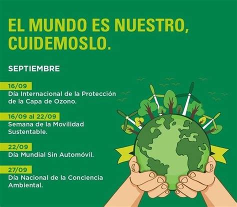 27 De Septiembre Día De La Conciencia Ambiental
