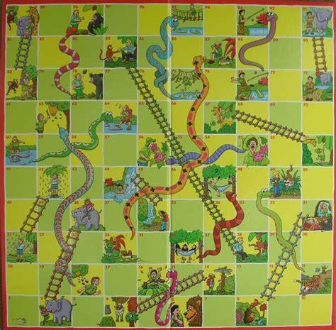 6 Best Images Of Printable Chutes And Ladders Board Chutes And