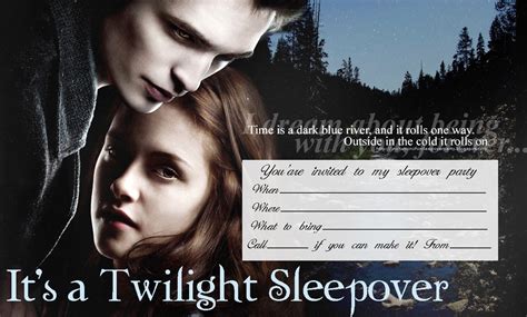 You can use our amazing online tool to color and edit the following twilight coloring pages. INVITATIONS FOR SLEEPOVER PARTY