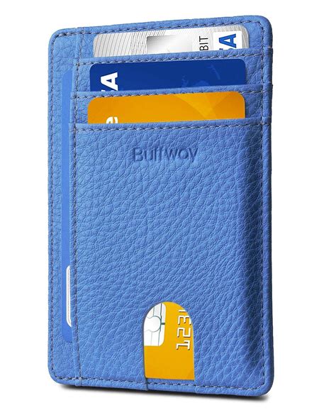 buffway slim minimalist front pocket rfid blocking leather wallets for men women 615311131239 ebay