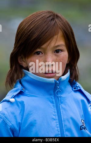 Beautiful Young Kyrgyz Tajik Girl in the Gumbezkul Valley in Eastern