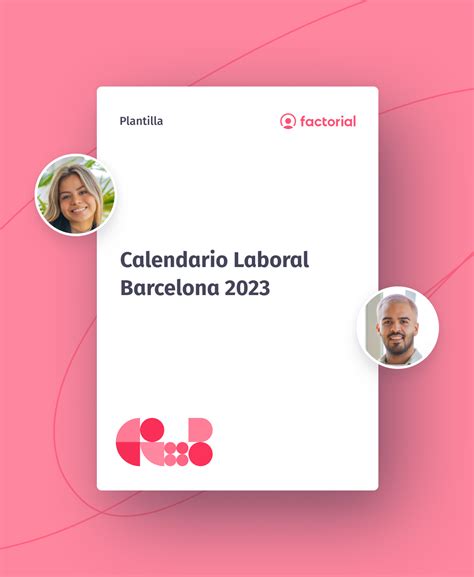 Calendario Laboral Barcelona 2023 Con Todos Los Festivos