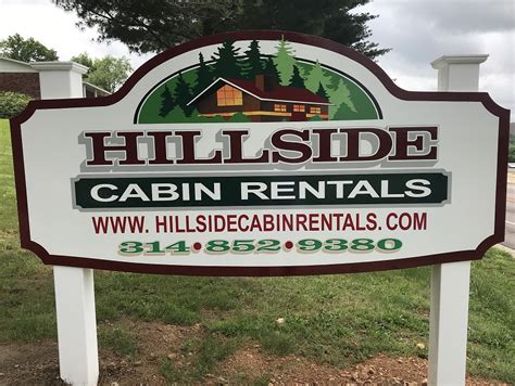 Louis are available today and will put a big old smile on your face. Hillside Cabin Rentals - Annapolis, MO
