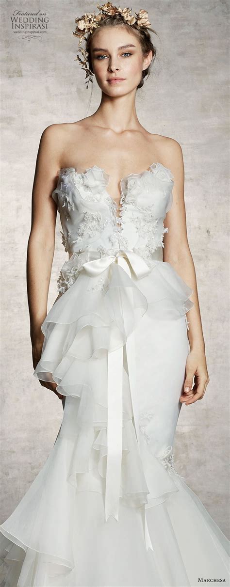 Wedding dresses └ wedding & formal wear └ specialty └ clothing, shoes & accessories all categories antiques art automotive baby books business & industrial cameras & photo cell phones marchesa marchesa wedding dresses. Marchesa Spring 2019 Wedding Dresses | Wedding Inspirasi