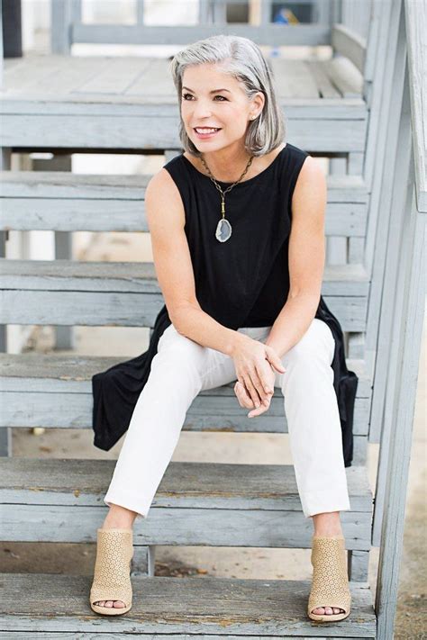 Is gray paint going out of style 2020 woman hair style. Kathi Odom represented by Bella Agency | Beautiful gray ...
